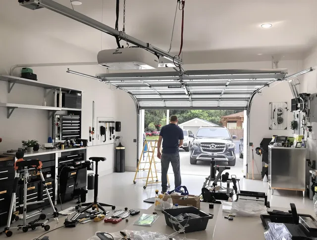 Garage door opener installation by East Hartford Garage Door Repair in East Hartford